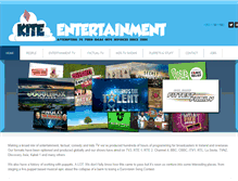 Tablet Screenshot of kiteentertainment.com